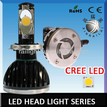 24W หรือ 28W CREE LED Super Bright LED ไฟหน้าการแปลง H4 5000K คุณภาพสูง
