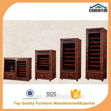 2016 Factory direct sale customized antique home furniture wine refrigerator for livingroom/bar decor for hot selling