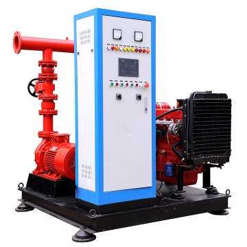 Fire Pump Skid with Diesel Engine and Jockey Pump