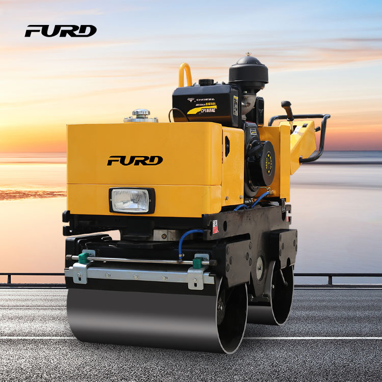 Double Vibration Full Hydraulic Road Roller Gasoline Diesel Road Roller Hand Roller Sales Price