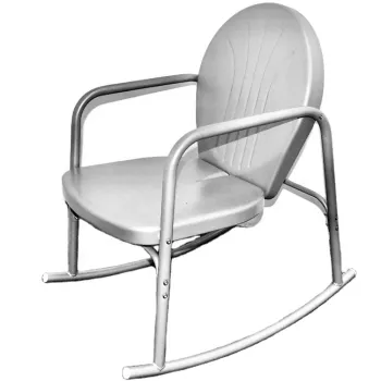 Modern Industrial Metal Patio Swing for Garden/Balcony/Lawn