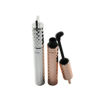 5ml Plastic Round Mascara Tube with Rotatable Cover and Flexible Brush