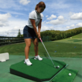 estera de golpe de golf de nylon de la rampa de los 4x4ft