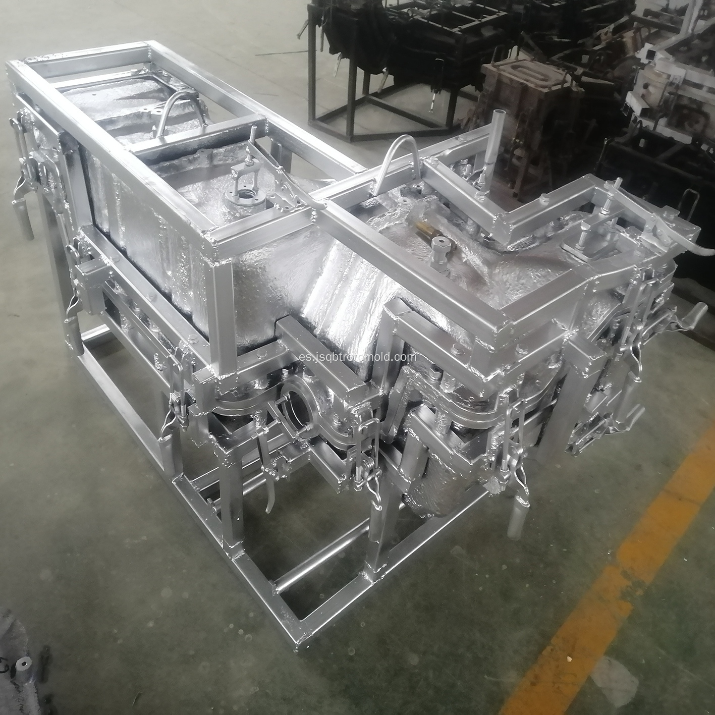 Rotomold de moldeo rotacional de plástico