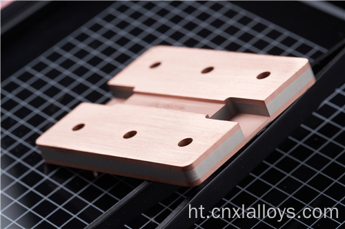 Multilayer materyèl molibden ak kwiv
