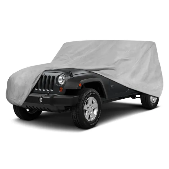Waterproof Polyester Car Full Body Cover for Folding Car Garages - UV Protection