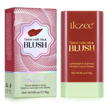 ikzee Multi-Use Blusher: A Versatile Cheek Cream, Highlighter & Waterproof Stick for Brightening Your Look