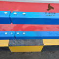 Garde-corps anti-collision pour pont robuste