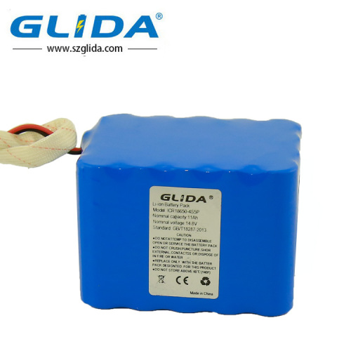 4S5P 14.8V 11Ah lithium battery pack with 18650 battery