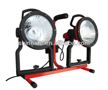 Twin-head portable work light