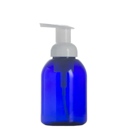 Customized 600ml Transparent PET Washing Container with Foam Bottle