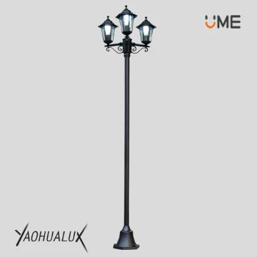 three heads base Classical Outdoor Garden Light
