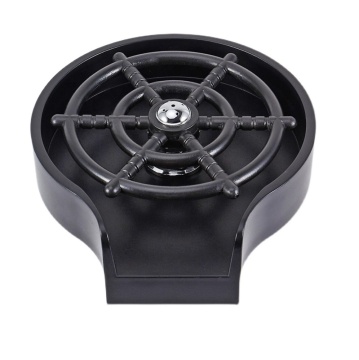 Black High Pressure Automatic Flushing Glass Rinser Cup Washer for Kitchen Sinks