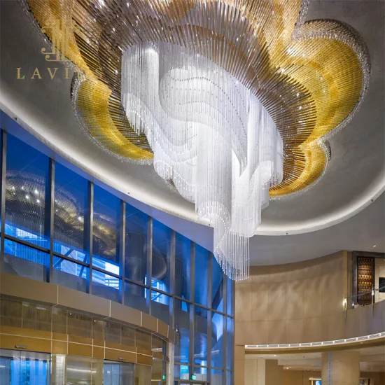 Large Project Custom Chandelier for Hotel Lobby