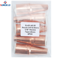 XL401-40-38 অগ্রভাগ 3/8''(9.5mm)1/16''রিসেস টেপার, ব্রাস