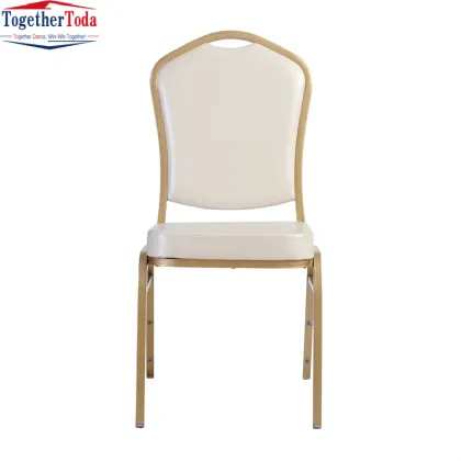 Leather Living Room Dining Chair Stackable Banquet Chair