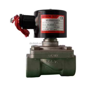 QUEEN Solenoid Valve MD-25WAG-SCS13-M16 AC220V Electric Valve