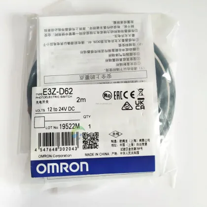 Omron Cylindrical Diameter Sensor E3Z-D62 with Photoelectric Sensor for Printer