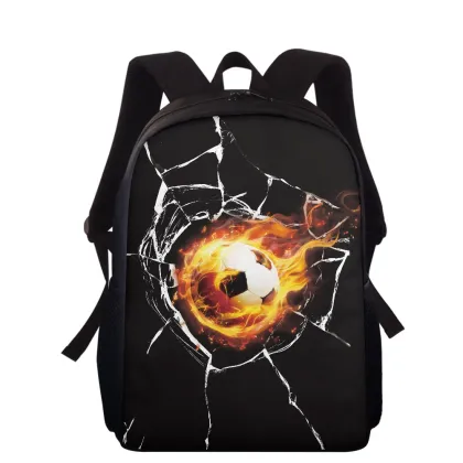 Football school bag for primary secondary school students