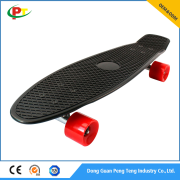 Mini cheap plastic skateboard colorful children / kids skateboard
