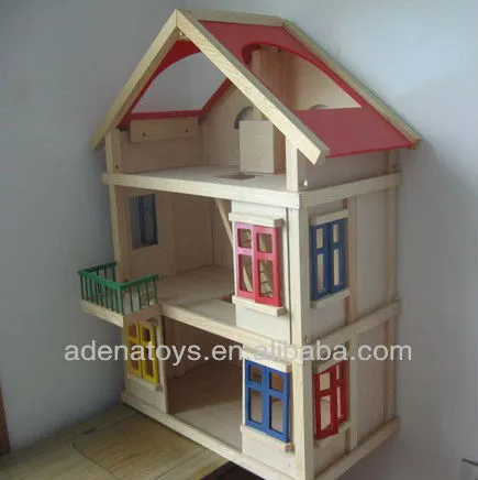 wooden mini furniture&wooden doll house, children gift