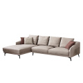 Sofa span kulit reka bentuk yang elegan