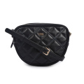 Lampe Leder Weave Grid Bag Schwarz Mini Bag