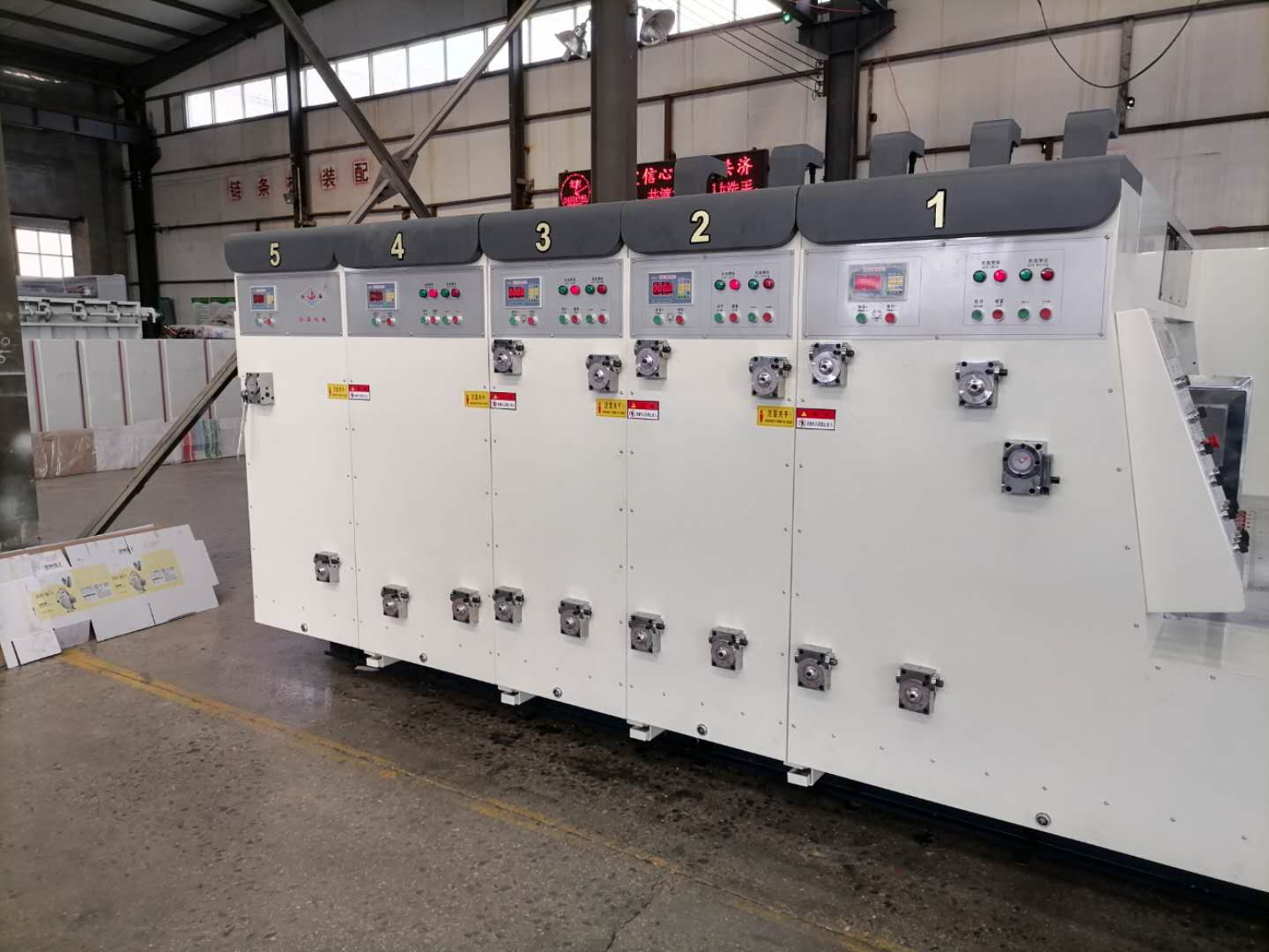 automatic feeder rotary slotter machine corrugated cardboard