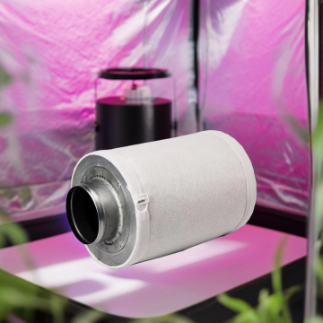 Indoor Planting Ventilation Fan Fittings with Carbon Filter for Hydroponics