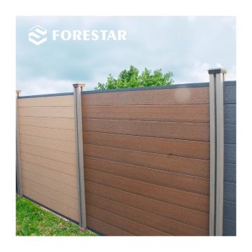FORESTAR OEM/ODM 1.8m x 1.8m Easy Installation WPC Fence Panels