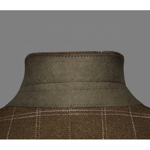 Latest Slim Fit Brown Check Fabric Reversible Blazer