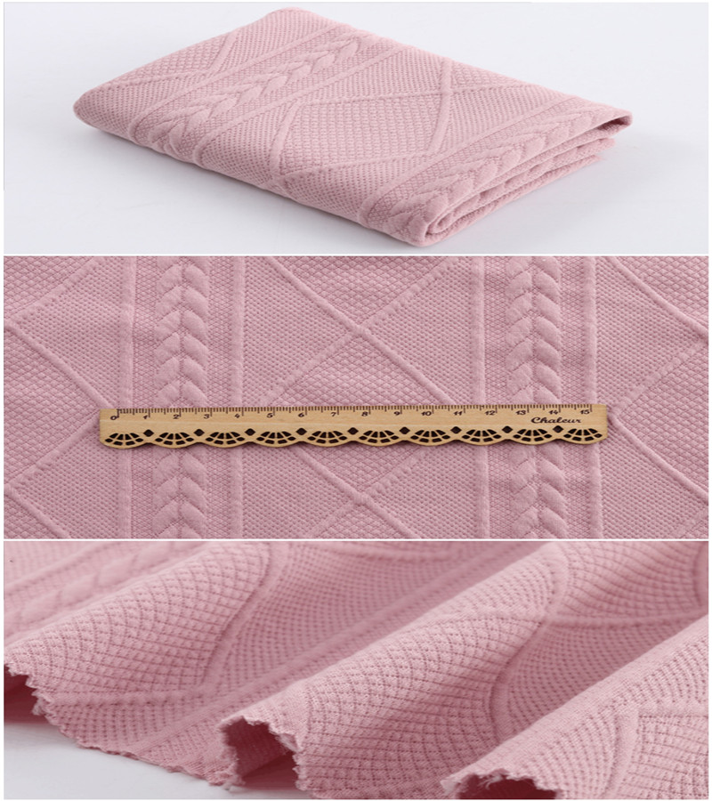 Breathable Air Layer Knitted Jacquard Women Fabrics01