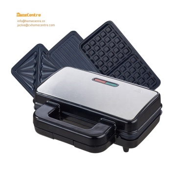Electric 3-in-1 2-Slice Stainless Steel Detachable Deep-Dip Anti-Overflow Waffle Iron: Your Ultimate Breakfast Solution
