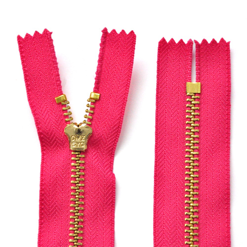 Size 5 Close-end Metal zipper YG Slider Zipper
