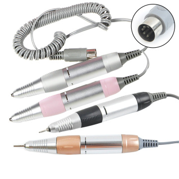 Electric Nail Art Drill Pen Handle File Polish Grind Machine Handpiece Manicure Pedicure Tool Nail Drill Accessories Replace Pen