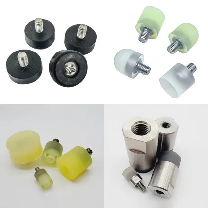 High quality rubber foot with screw for automation