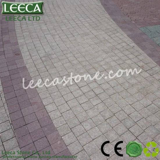 Fired facing granite cobles paving stones