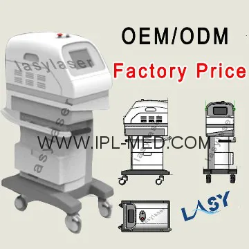 Vertical ipl rf e-light hair removal machine