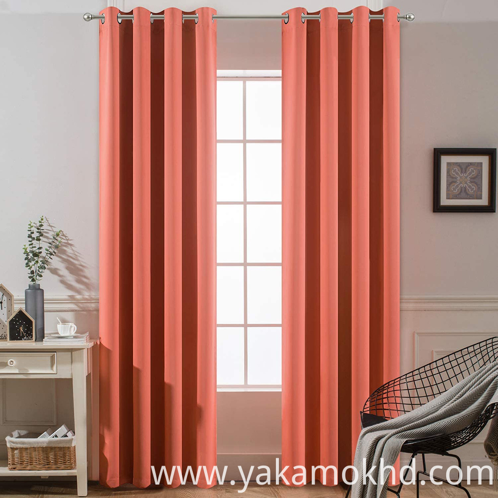 Coral Blackout Curtains 96 Inch Long China Manufacturer