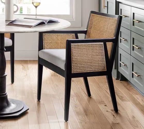 Fabric Dining Chair Nordic Hardware Restaurant Chair Hotel Single Armchairs Sofa Chair Hot Sell Apartment White Home Furniture