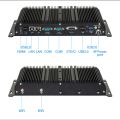 Double Ethernet double com industriel mini pc Intel