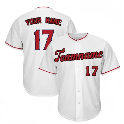 Customized Sweat-Absorbing Embroidery Baseball Jersey for Factories