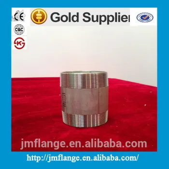 304/316 stainless steel fittings and valve fittings barrel nipple