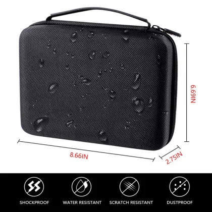 Custom Hard EVA Travel Storage Case with Thermometer for Braun Digital Ear Thermometer Thermo Scan