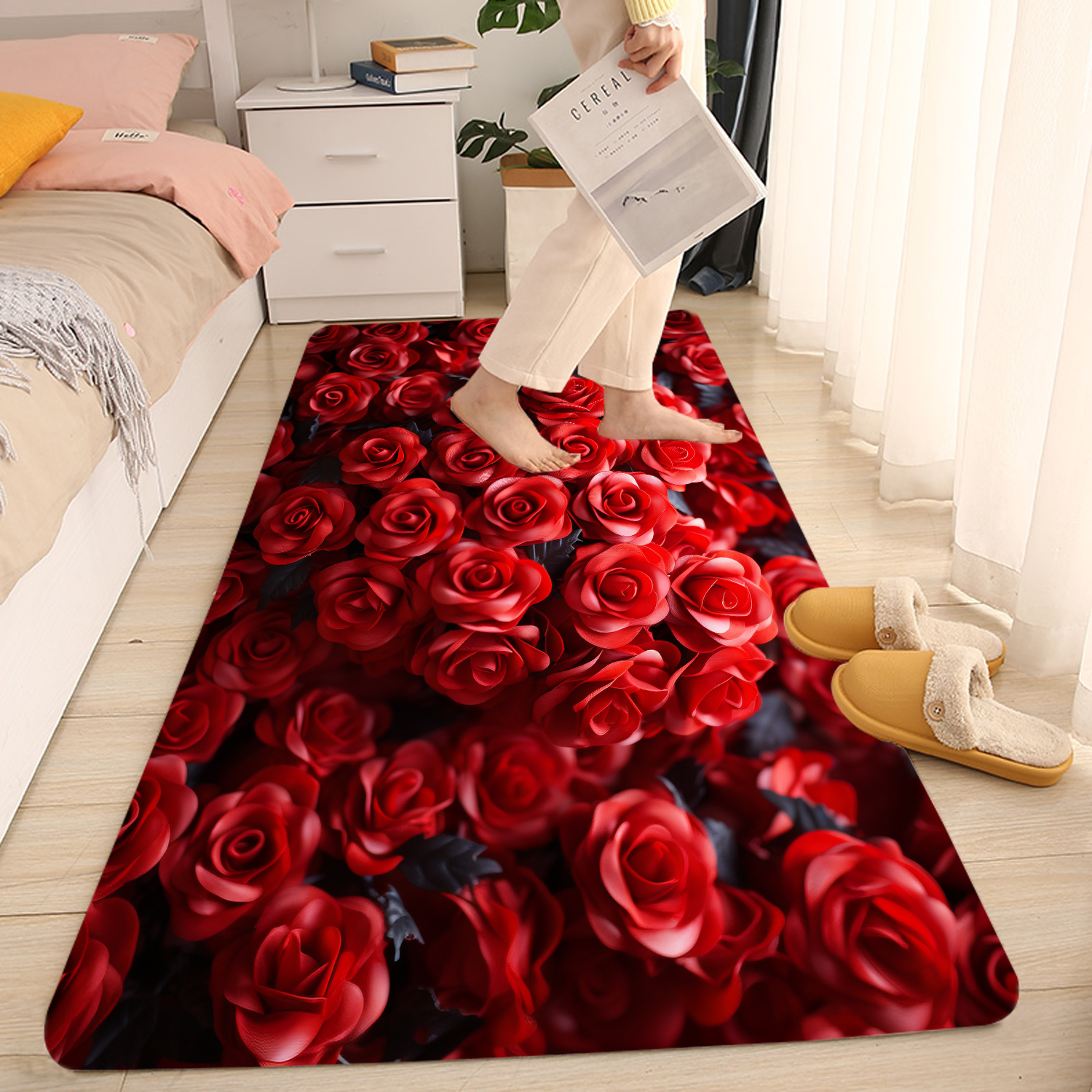 sponge skid proof rugs