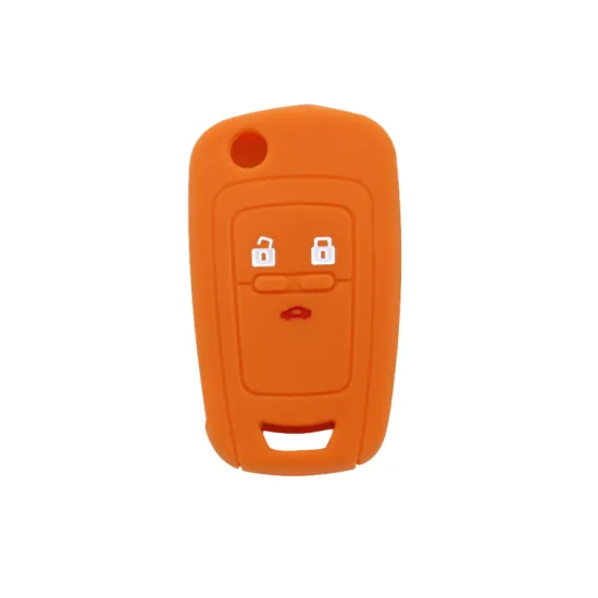 Chevrlet silicone key case 5 buttons with logo