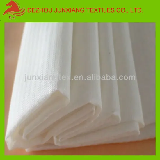 bleached tc 65/35 herringbone pocket fabric