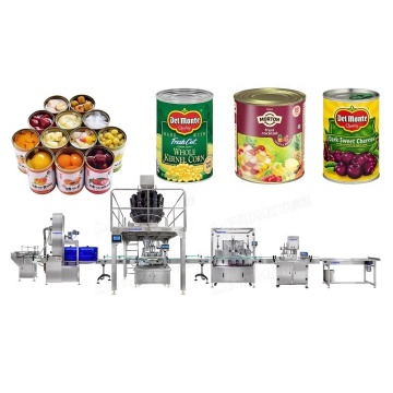 Granule Mushrooms Pasta Wet Food Weighing and Filling Production Line Machine