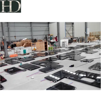 Chinese Natural Absolute Black Granite Countertops - Hot Selling Kitchen Vanity & Table Tops