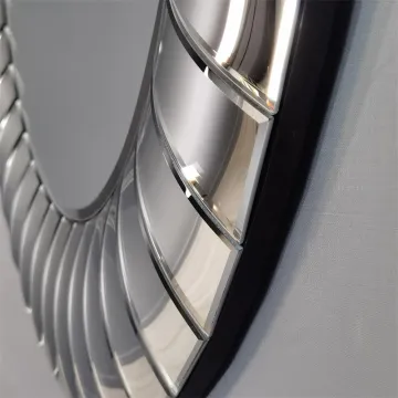 Curved Mirror Frame MDF Hanging Mirror